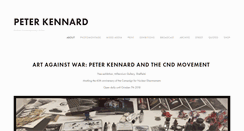 Desktop Screenshot of peterkennard.com