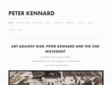 Tablet Screenshot of peterkennard.com